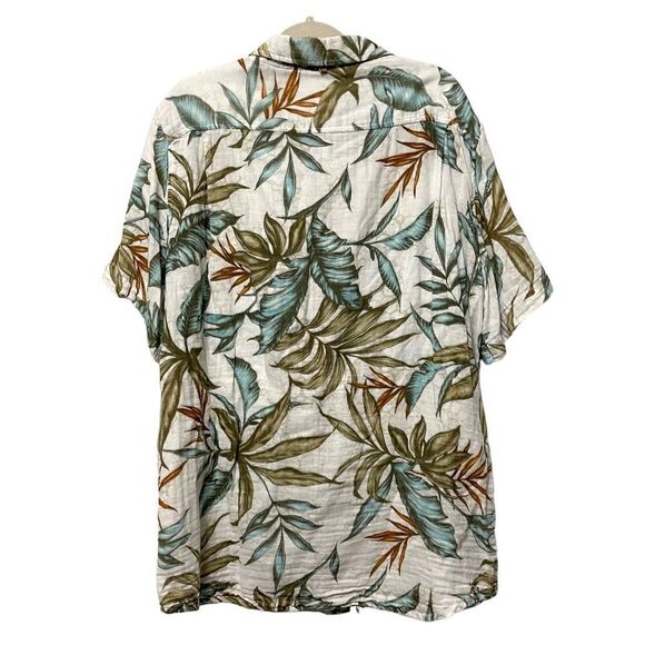 MARGARITAVILLE Men’s Palm Tropical Cotton Short Sleeve Shirt XXL - Picture 4 of 6